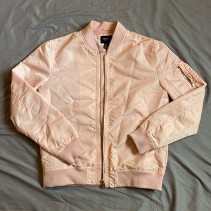 Forever 21 Men's Pastel Pink Bomber Jacket Size Medium